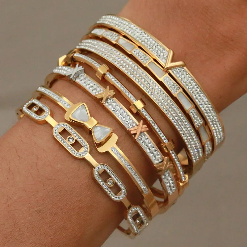 Crystal Charm Bracele