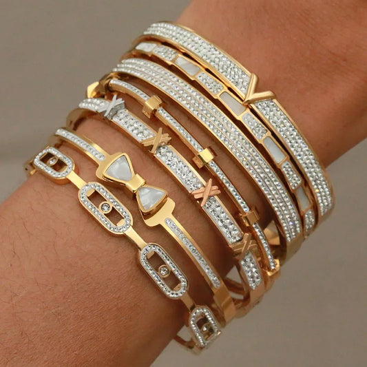 Crystal Charm Bracele