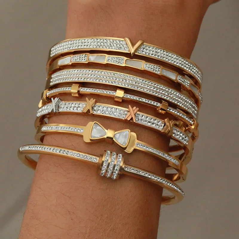 Crystal Charm Bracele